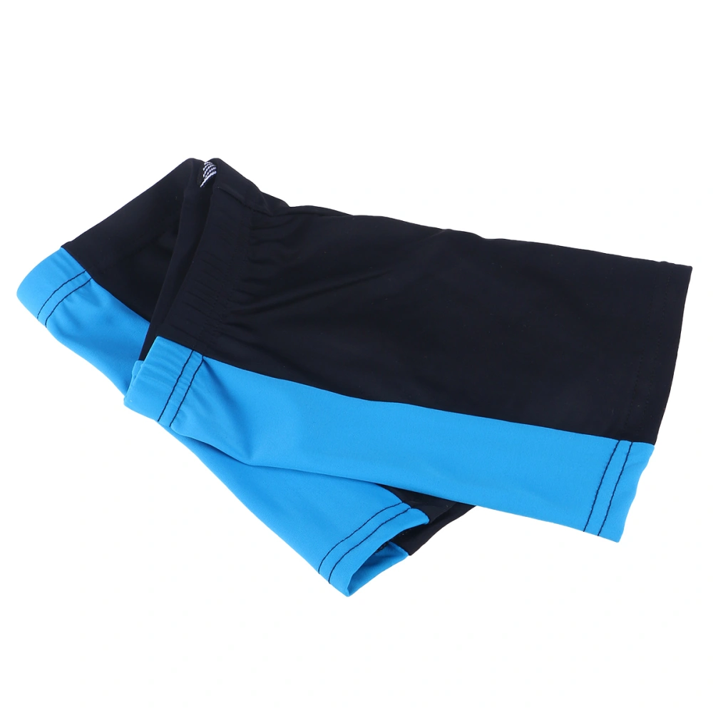 Children Chinlon Swimwear Swim Shorts Trunks Beach Board Shorts Swimming Short Pants (Sky-blue)