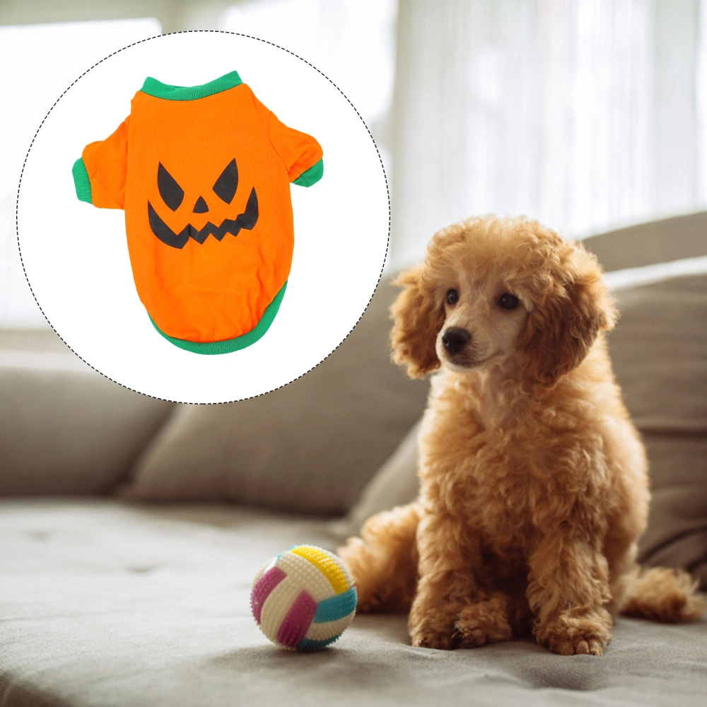 Halloween Pumpkin Pet Clothing Cosplay Party Dog Cat Clothes Funny Pet Garment