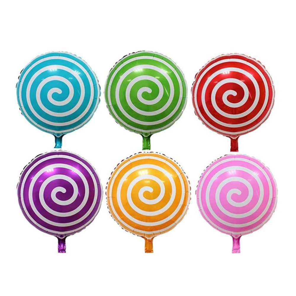 18-inch Lollipop Foil Balloons Lollipop Mylar Balloon Lovely Kids Toy for Birthday Party Decoration (Pink)