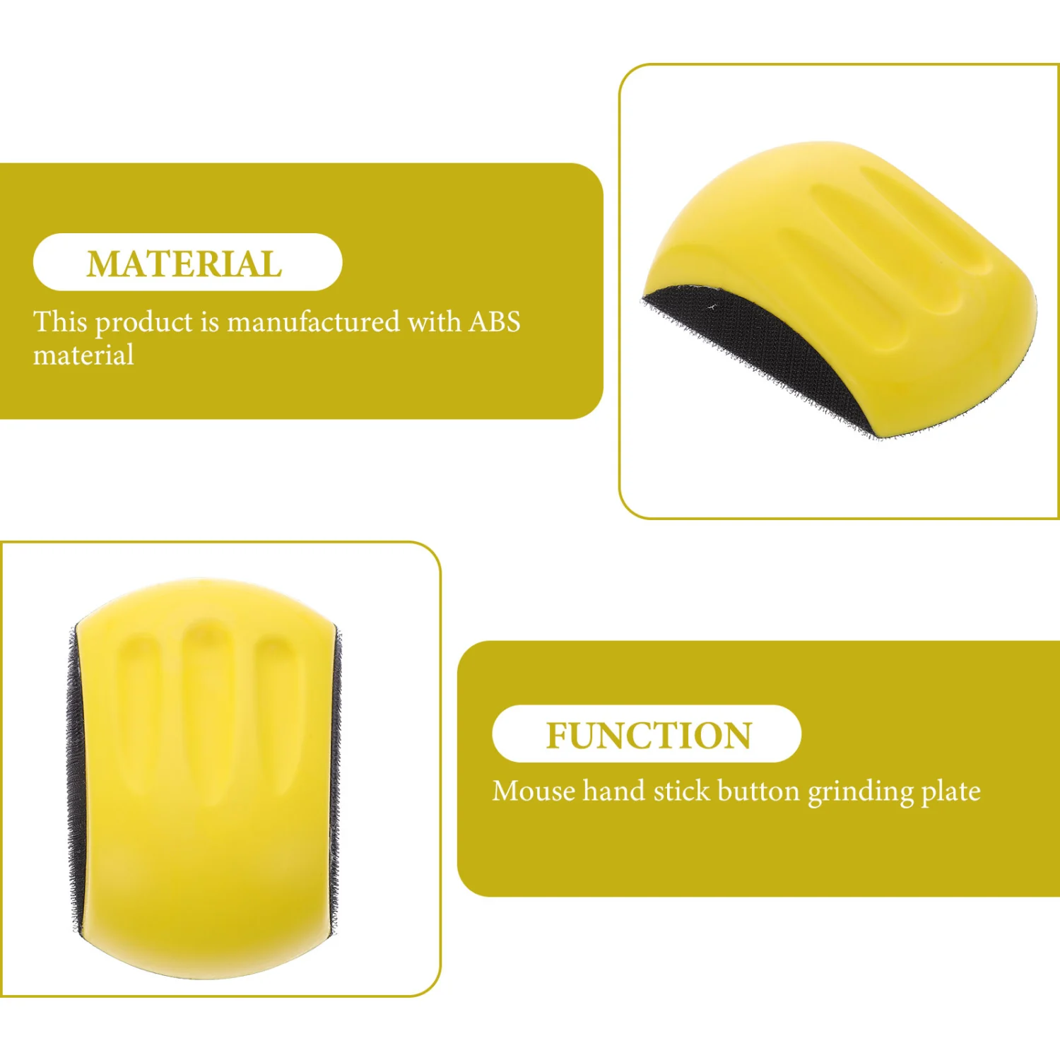 Hand Sanding Block Mouse Shape Sander Block Hand Sanding Pad Polishing Block