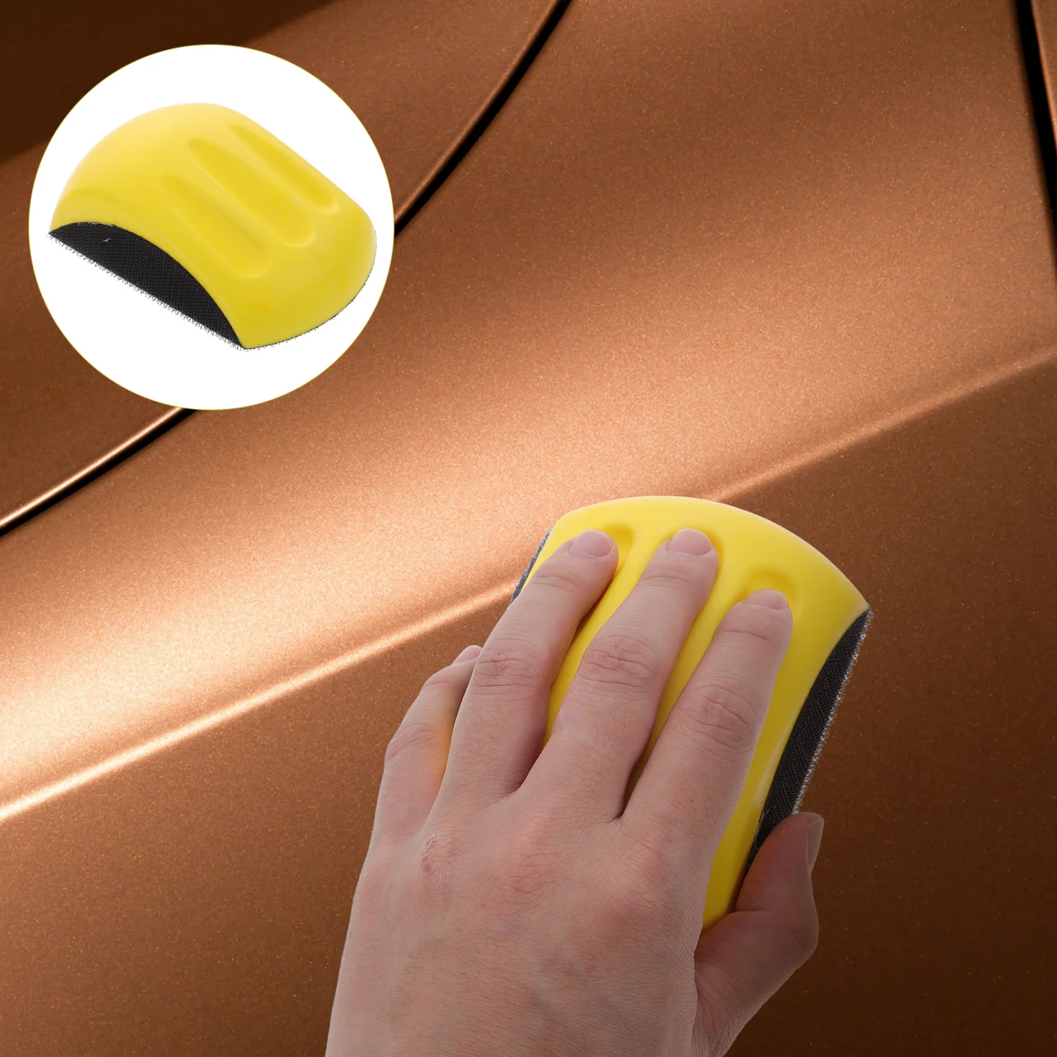 Hand Sanding Block Mouse Shape Sander Block Hand Sanding Pad Polishing Block