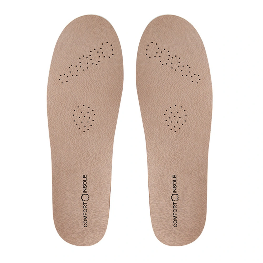 A Pair Unisex Comfortable Insoles Shoe Pads for Sports Shoes Leather Shoe