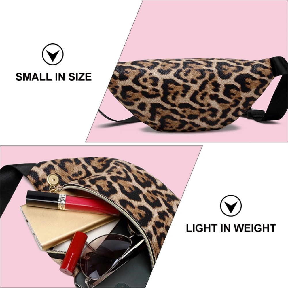 Fashion Fanny Pack Women Waist Bag Leopard Waist Pouch Travel Sports Purse