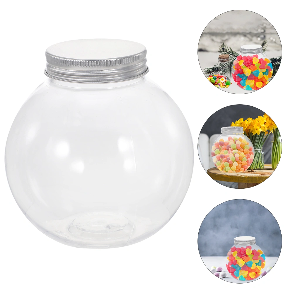 5pcs Christmas Candy Jar Ball Shaped Candy Container Party Treats Bottle