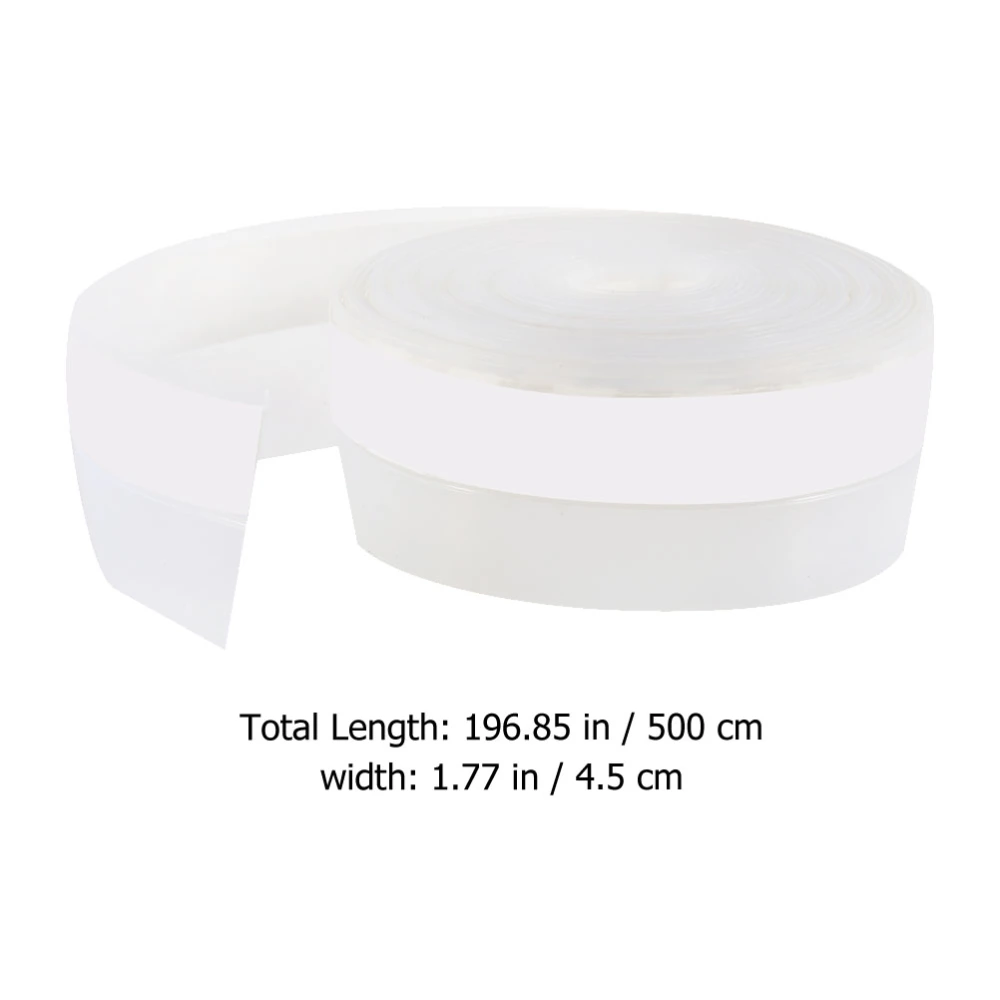 1 Roll Silicone Sealing Tape Transparent Sealing Strip Door Soundproof Stripping