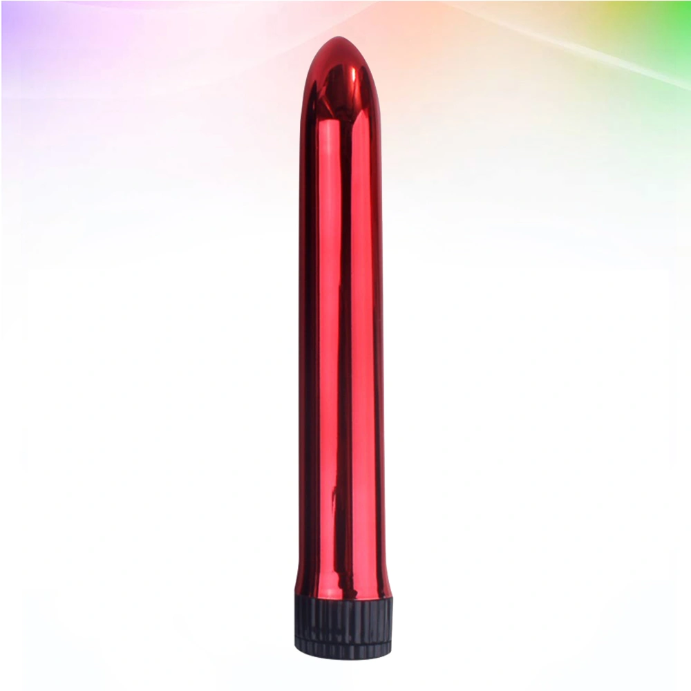 Red 7 Inches Vibrating Massager Sticks Female Massager Masturbation Wand Adult Massage Tool without Battery