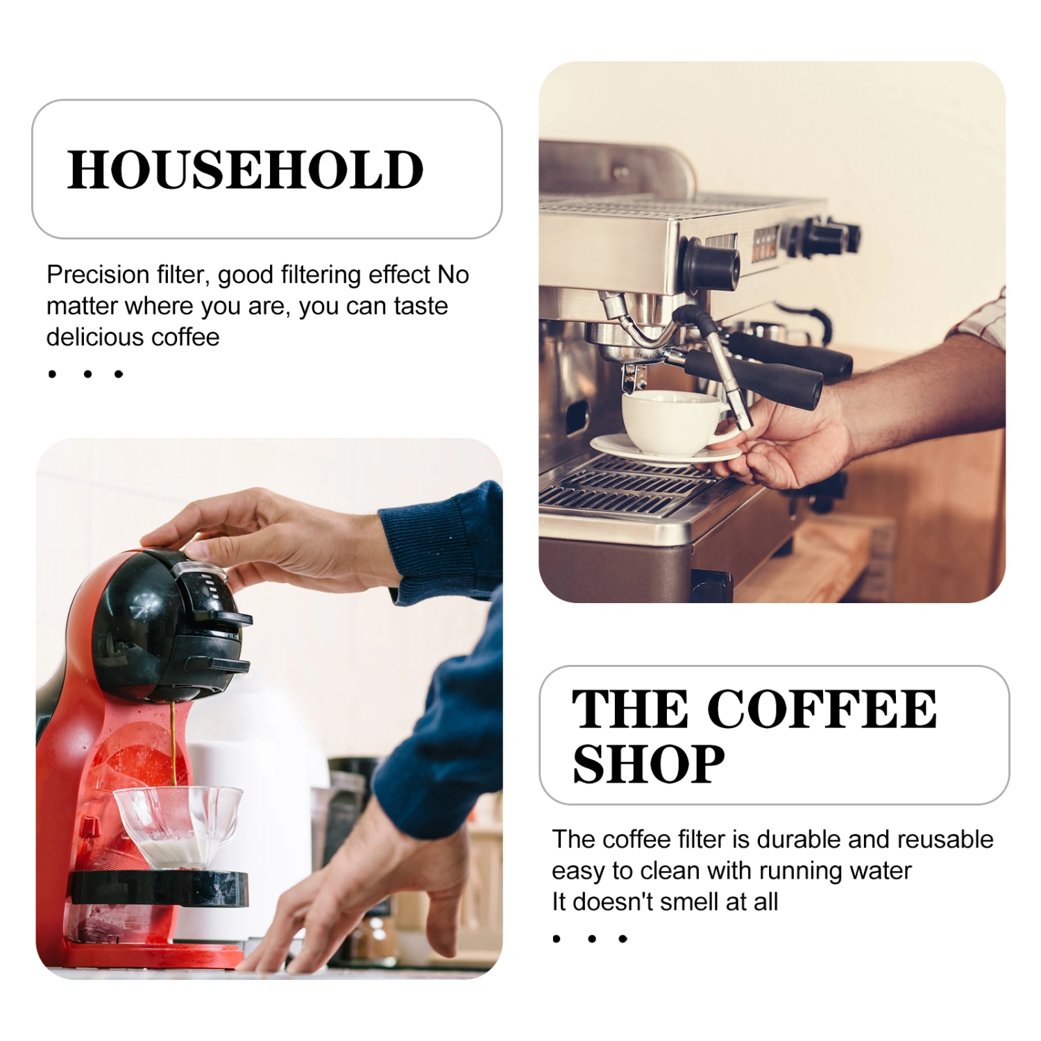 Stainless Steel Coffee Filter Reusable Coffee Cone Dripper Pour Over Coffee Filter Coffee Making Filter