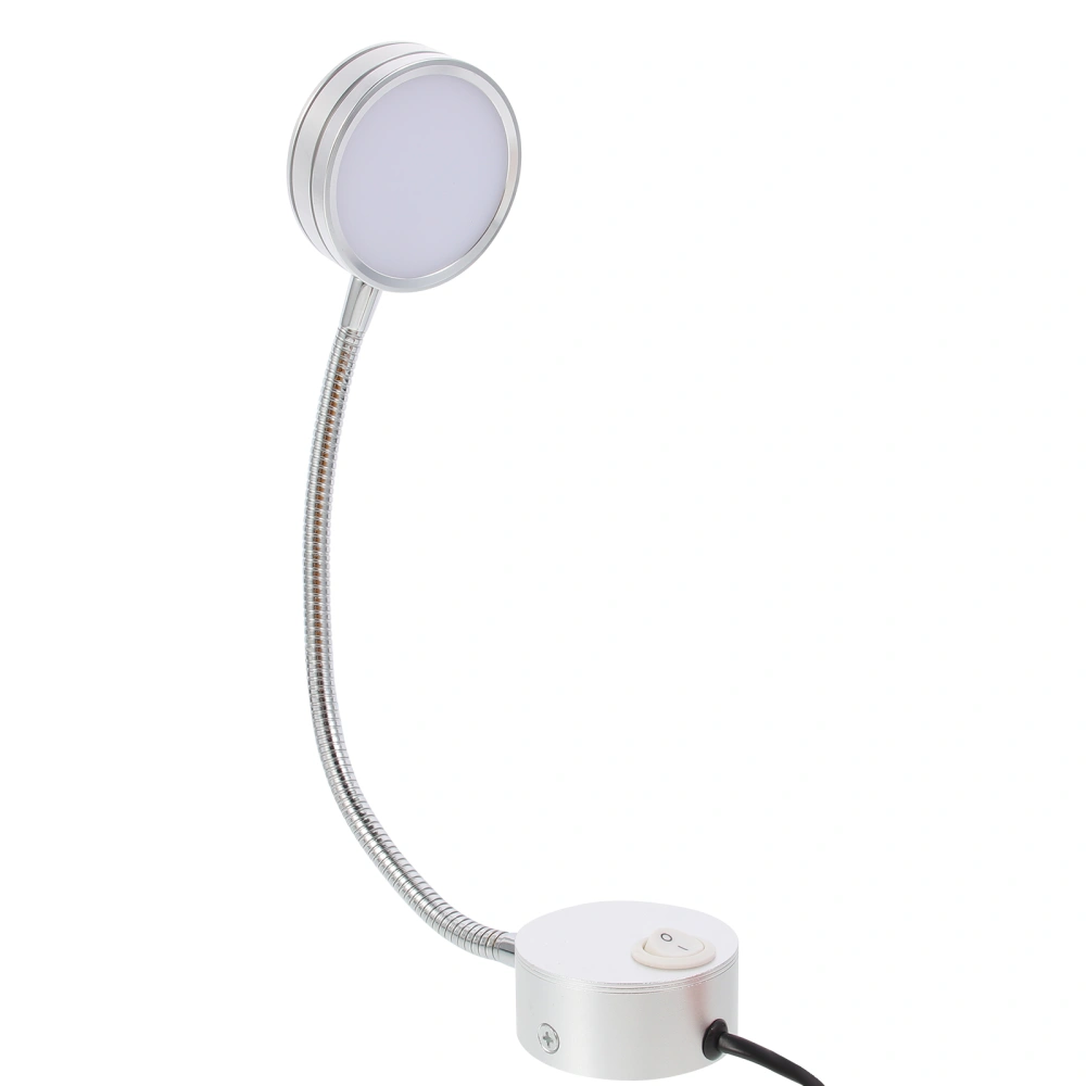 LED Wall Mount Reading Light Bed Reading Lamp Headboard Light Flexible Gooseneck Light EU Plug