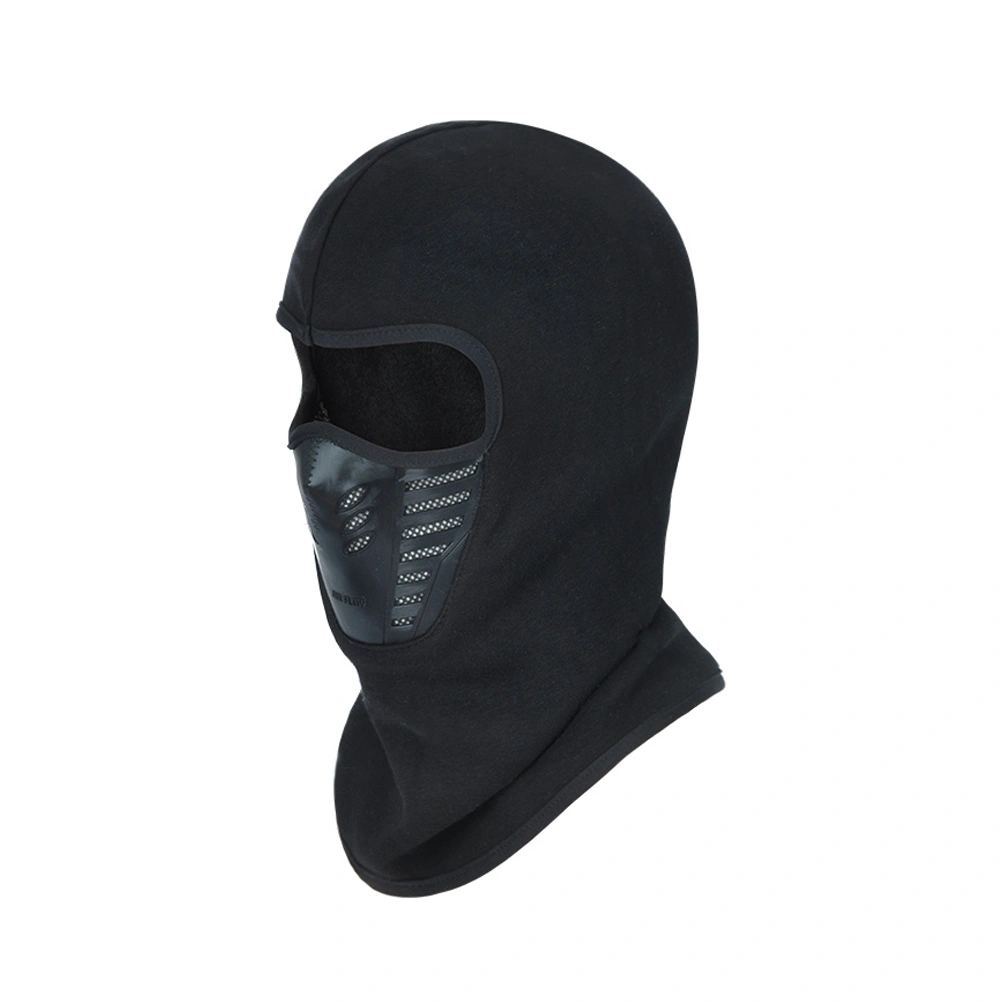 Ski Winter Hat Windproof Full Face Cover Mask for Men and Women (Black)