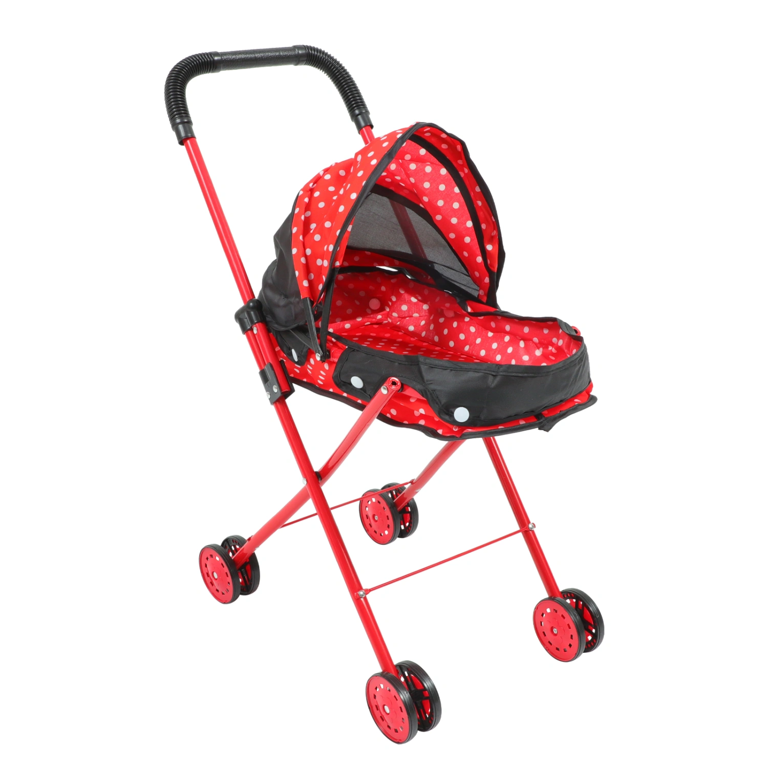 1pc Multi-functional Baby Walker Trolley Children's Toys Children Folding Cart Adjustment Height Walker(Priting Pattern)