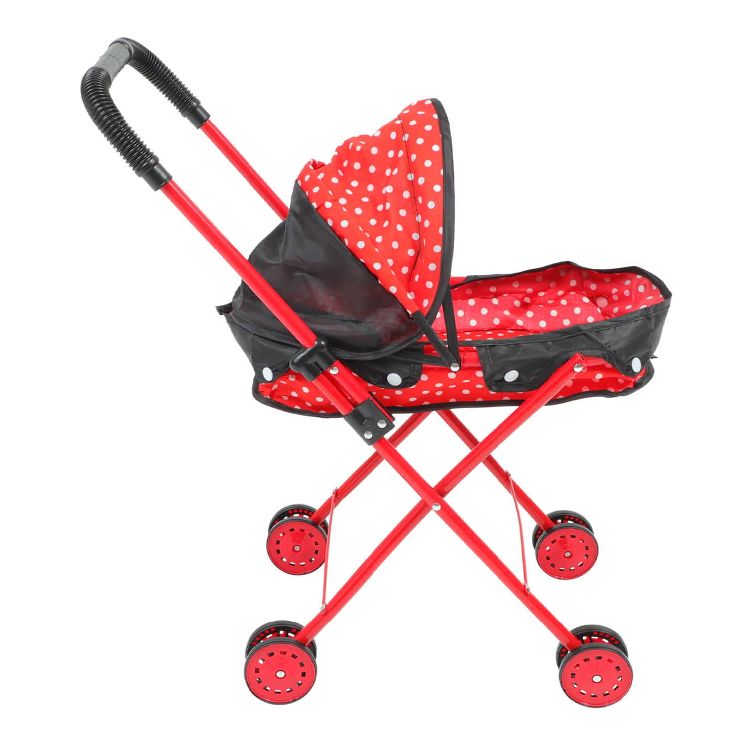 1pc Multi-functional Baby Walker Trolley Children's Toys Children Folding Cart Adjustment Height Walker(Priting Pattern)