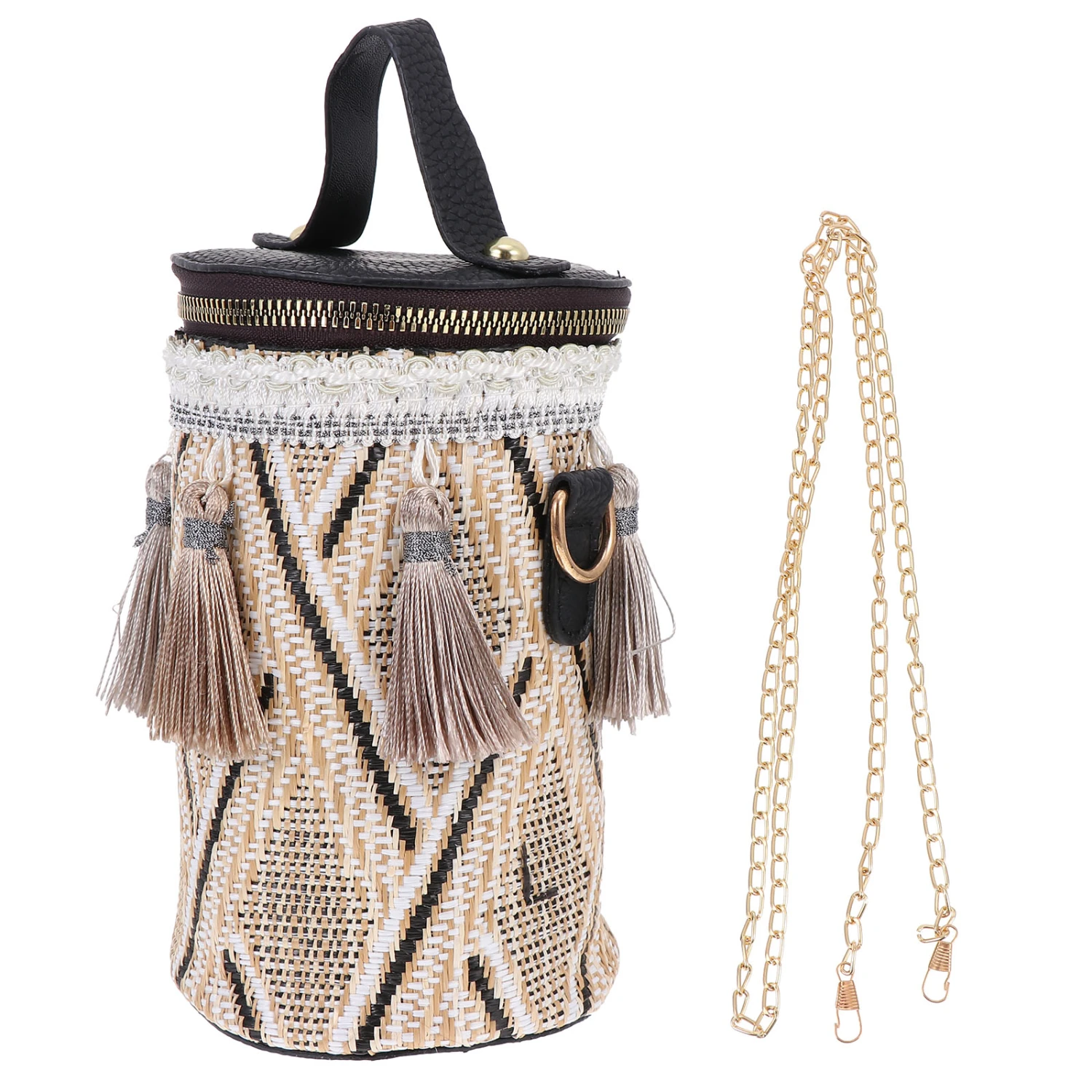 Fashion Women Sling Bag Hand-woven Messenger Bags Bohemian Shoulder Bag