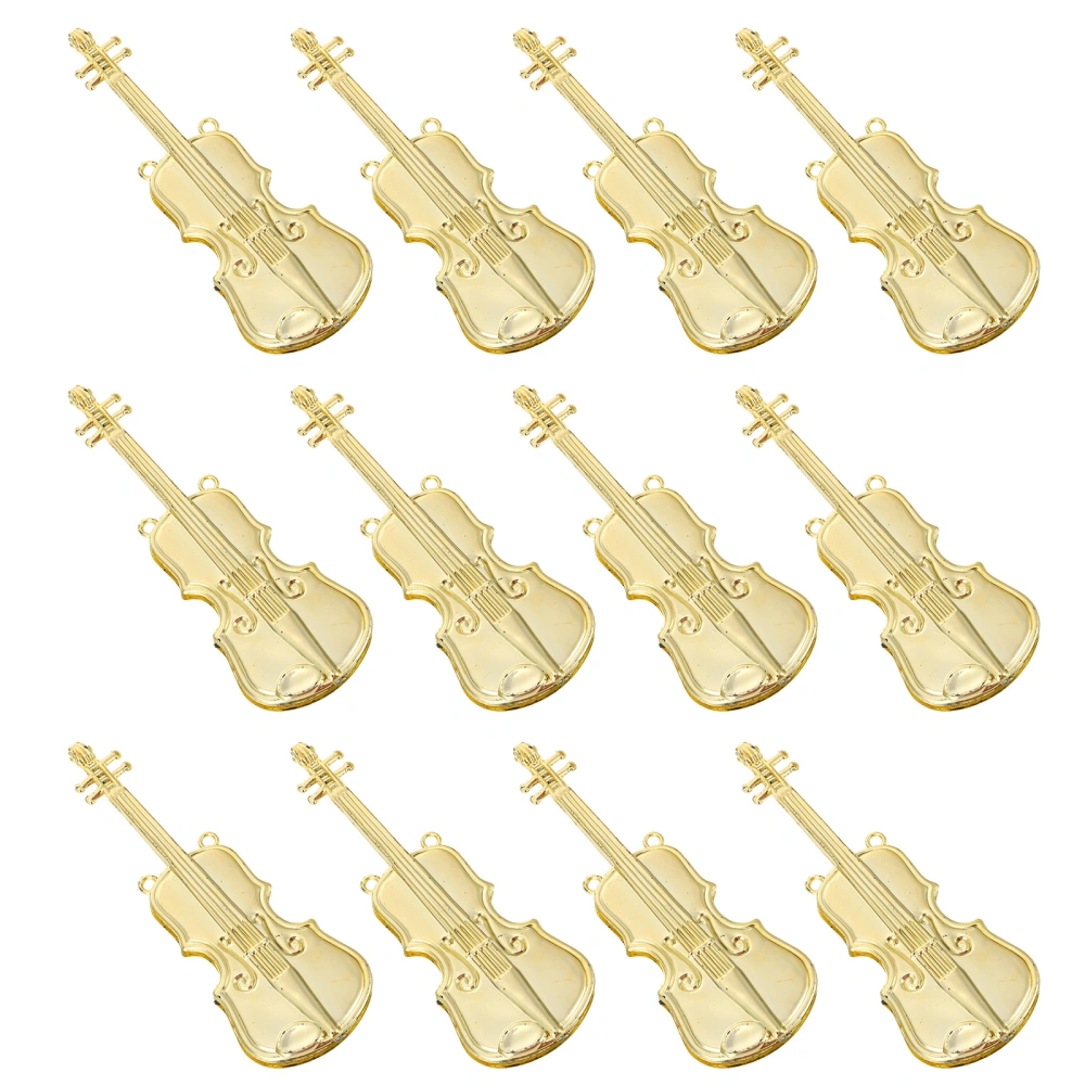 12pcs Musical Instrument Model Garland DIY Accessories Miniature Model for Decor