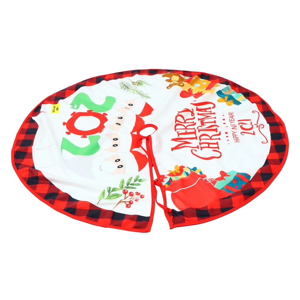 1Pc Christmas Tree Skirt Personalized Christmas Ornament Xmas Tree Decor