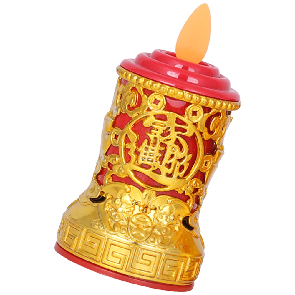 Candle Lamp Buddha Candle Light Chinese Altar Candle Buddhist Led Candle Lamp