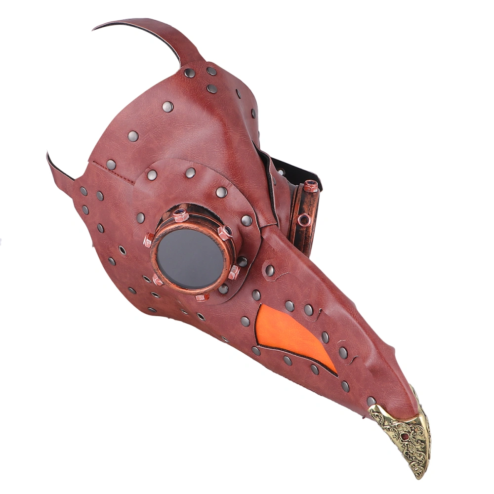 Coffee Beak Mask Cosplay Party Steampunk Masks Decorative Face Mask Funny Long Birds Mouth Masks Masquerade Party Costume Mask Supplies