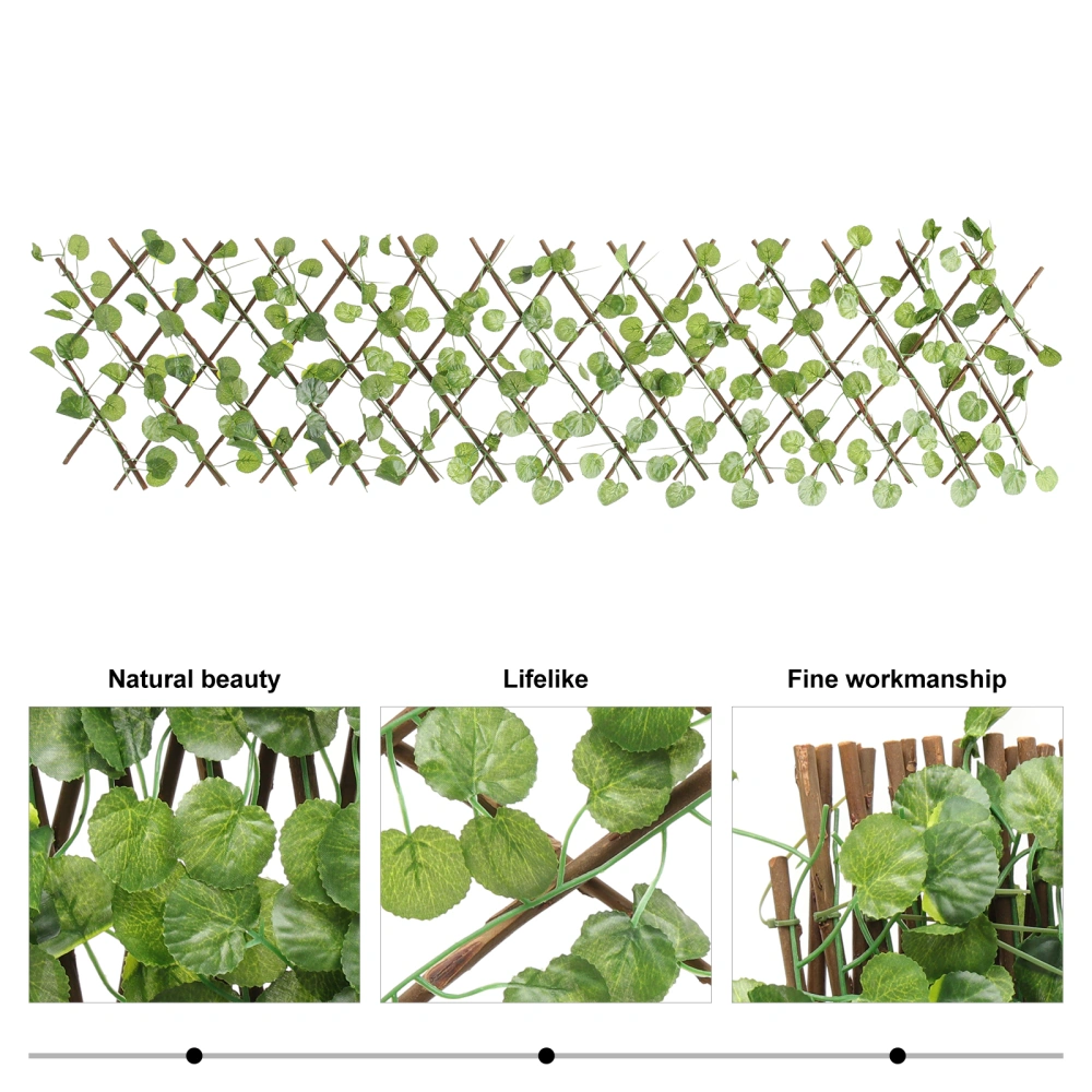 Artificial Leaf Fence Screen Fake Leaves Fence Adornment Artificial Leaf Fence