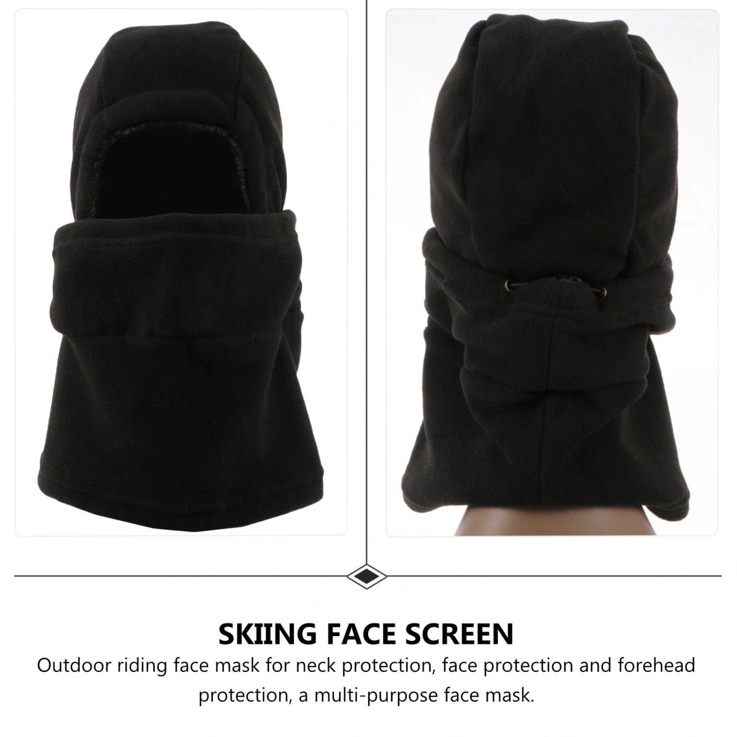 Winter Riding Mask Cold-proof Mask Skiing Face Screen Outdoor Warm Headgear