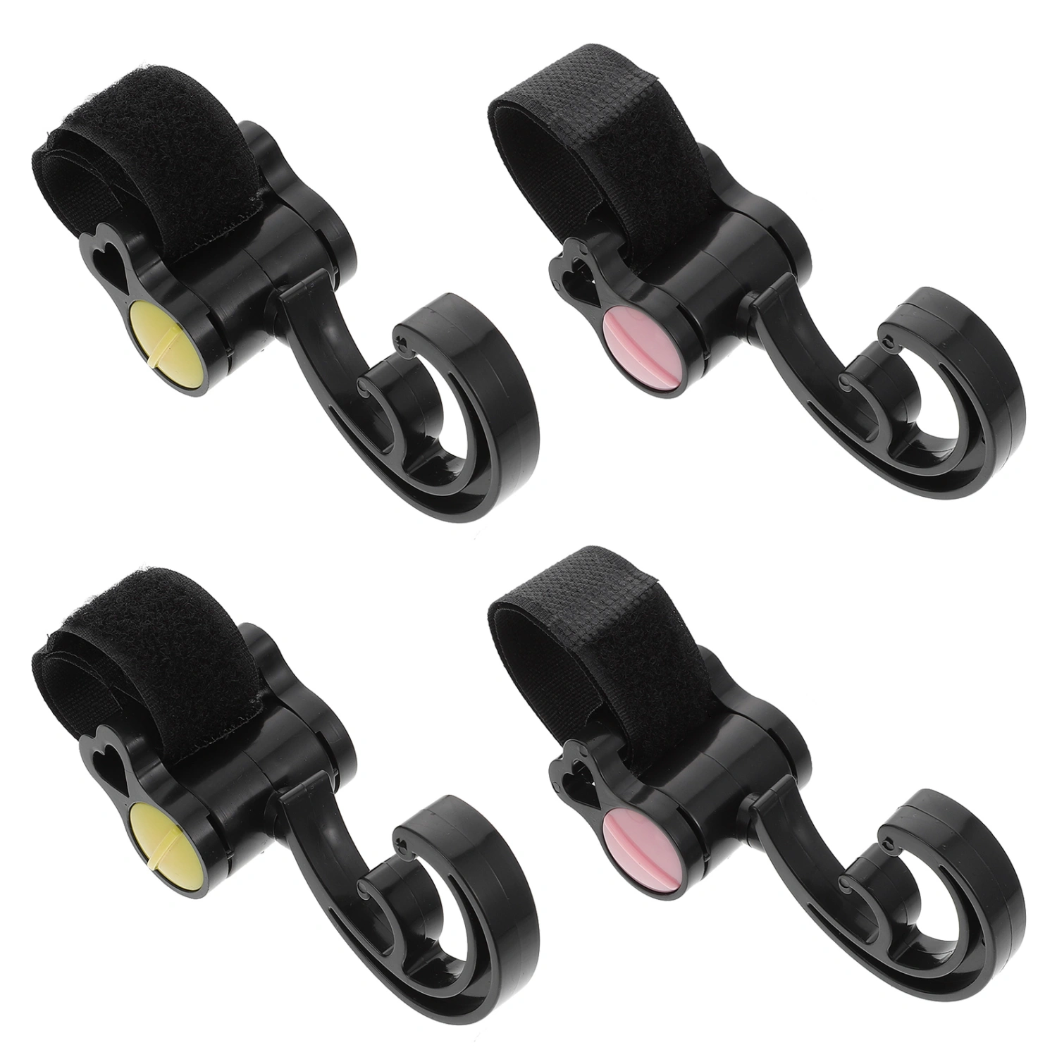 4 Pcs Stroller Hooks Baby Stroller Hangers Rotatable Stroller Hanging Hooks