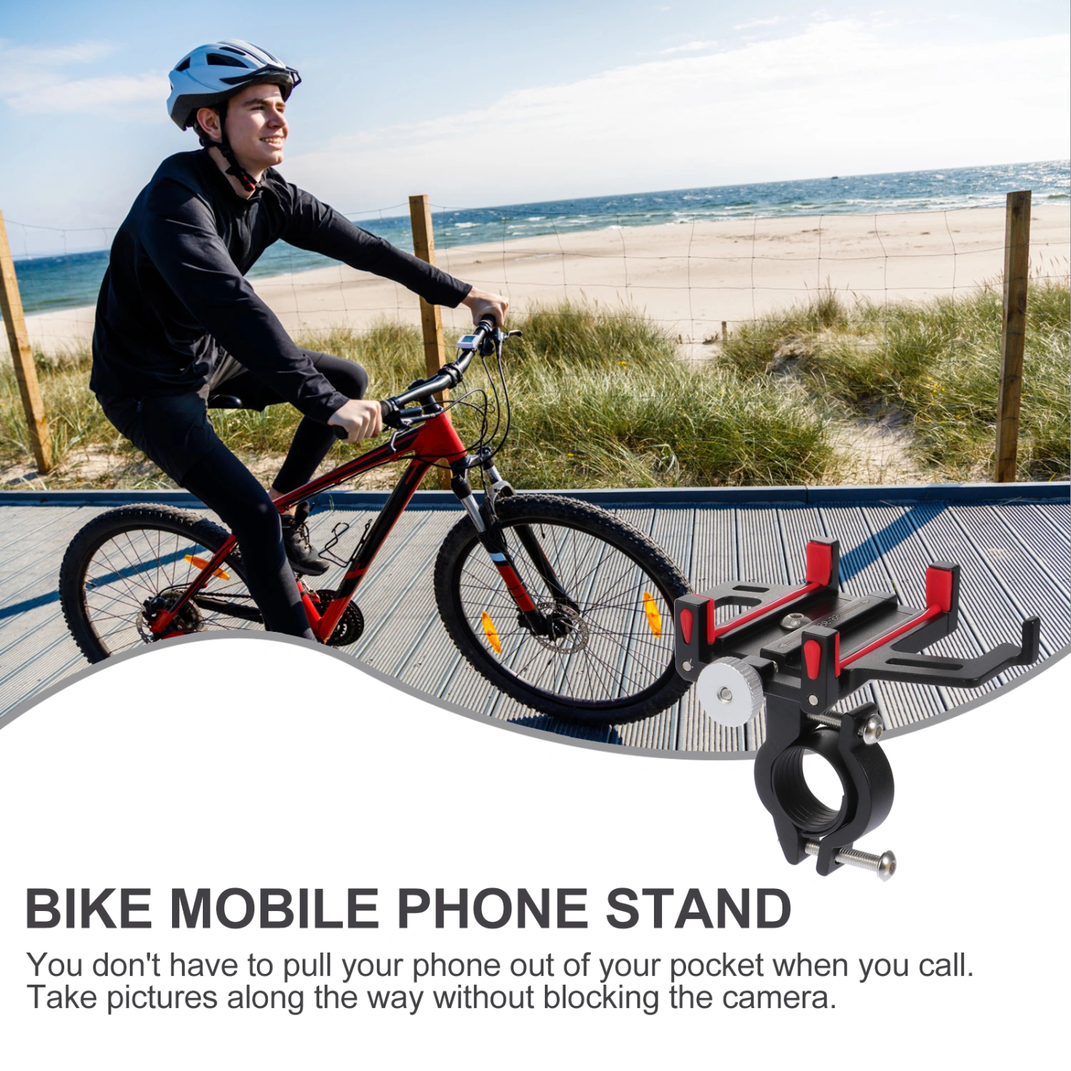 1 Set Portable Bike Phone Holder Universal Bike Phone Holder Phone Stand