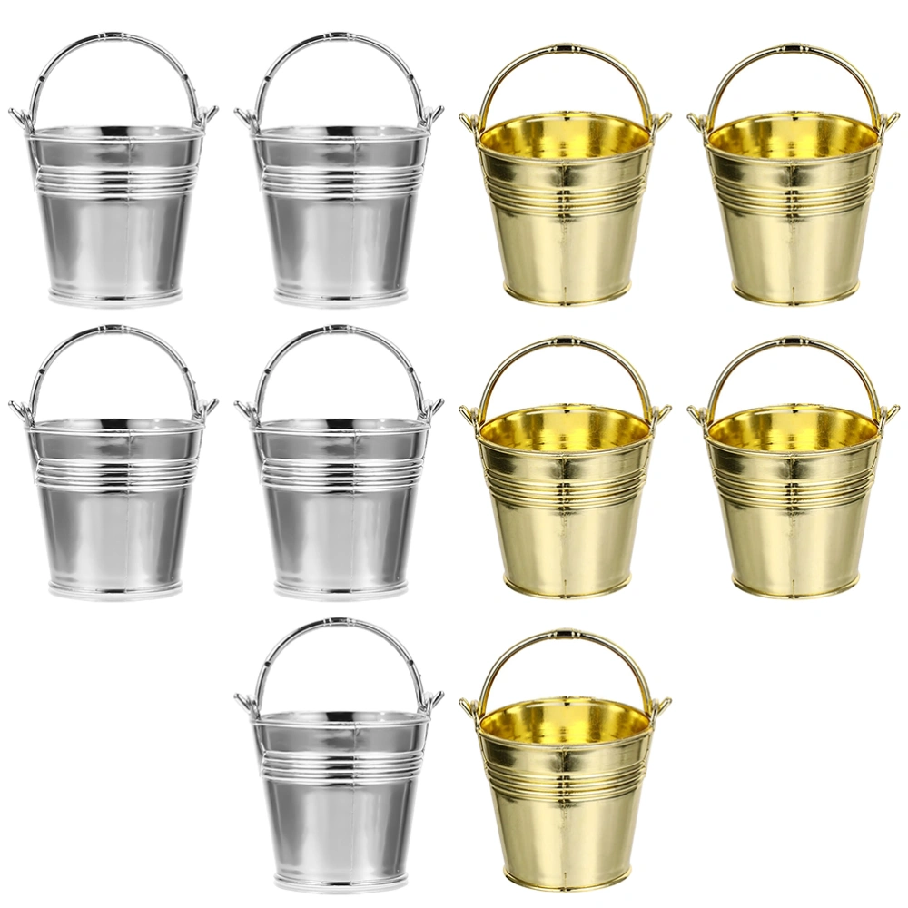 10Pcs Plastic Candy Buckets Candy Storage Containers Party Favors Buckets