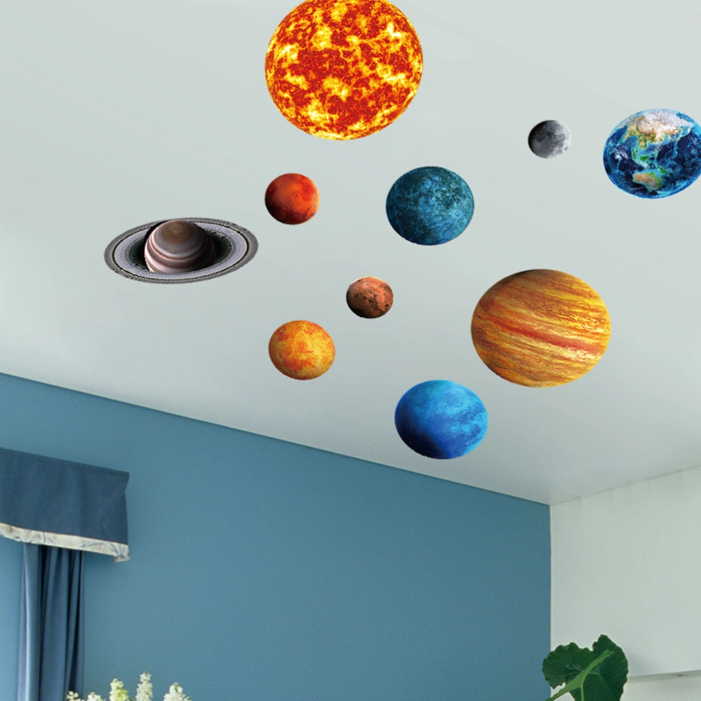 15 x 15cm Fluorescent Wall Sticker The Universe Planet Galaxy Waterproof Decoration Children Room Bedroom Luminous Decal (Venus)