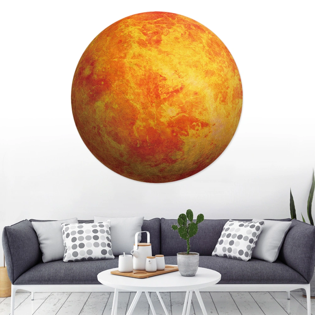 15 x 15cm Fluorescent Wall Sticker The Universe Planet Galaxy Waterproof Decoration Children Room Bedroom Luminous Decal (Venus)