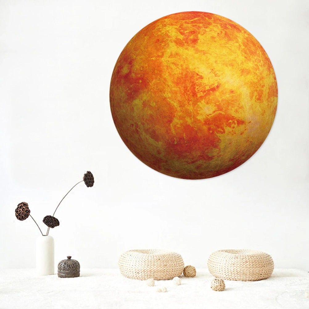 15 x 15cm Fluorescent Wall Sticker The Universe Planet Galaxy Waterproof Decoration Children Room Bedroom Luminous Decal (Venus)