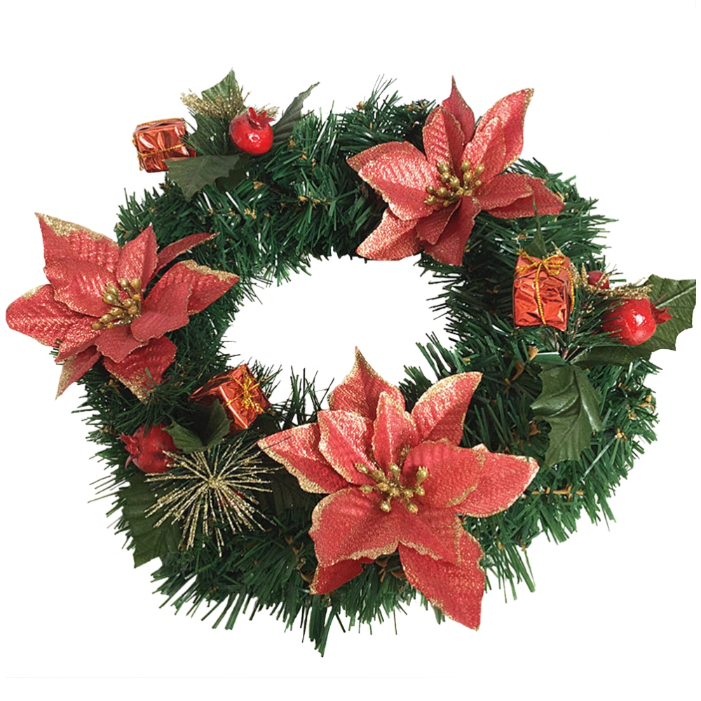 1PC Christmas Wreath Decor Christmas Door Garland Pendant Door Lintel Garland