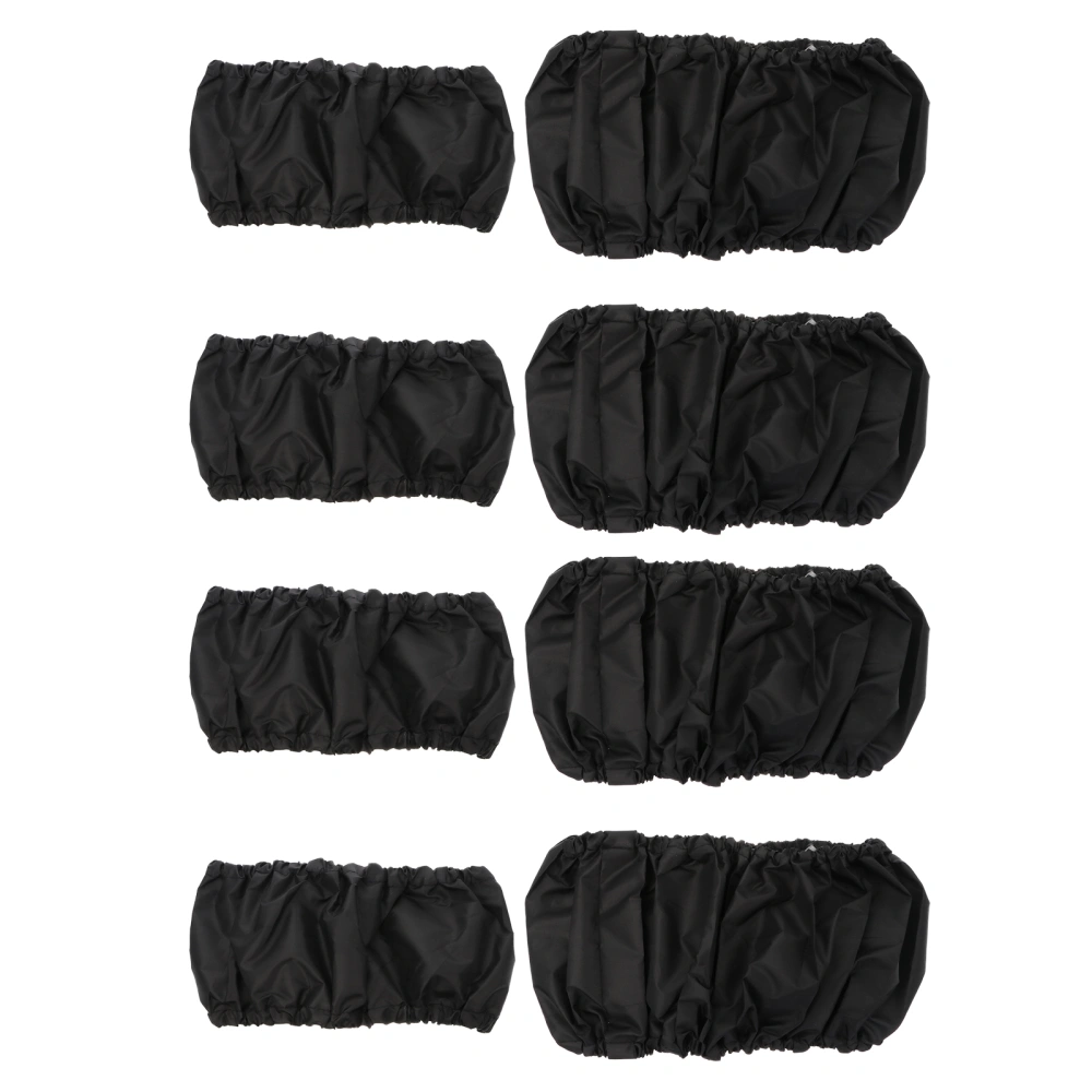 8pcs Baby Stroller Wheel Dust Cover Wheel Oxford Cloth Protective Covers