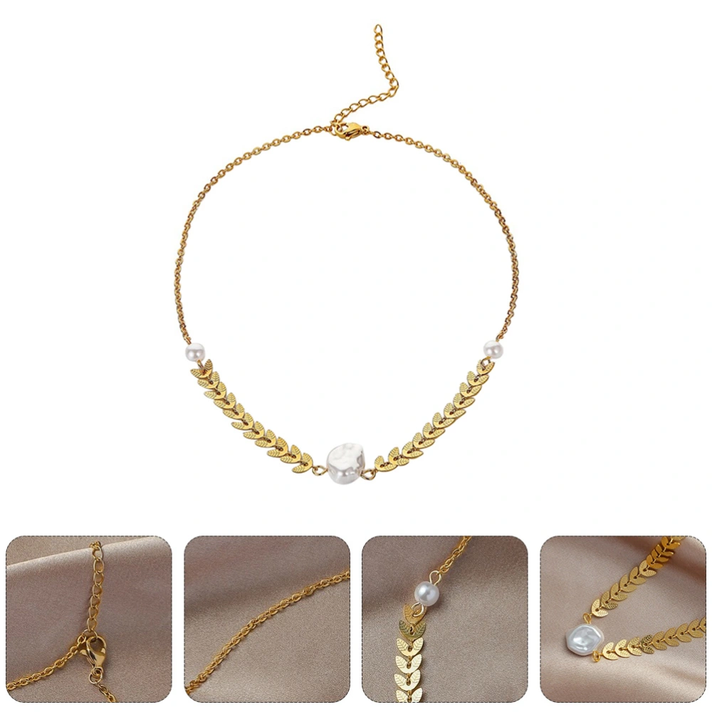 1 Pc High-end Neck Chain Adjustable Neck Ring Charming Chic Neck Decoration