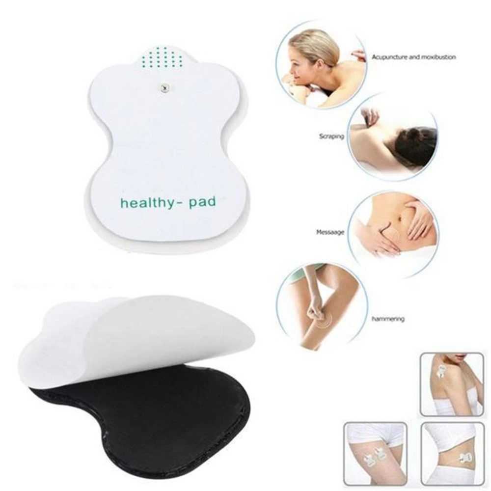 50pcs Square Electrode Pads Machine Digital Therapy Super Adhesive Pad for Body Massager