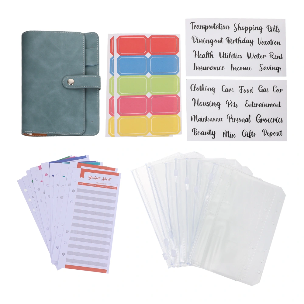 1 Set Budget Binder Portable Cash Budget Notebook Money Binder Schedule Planning Notepad