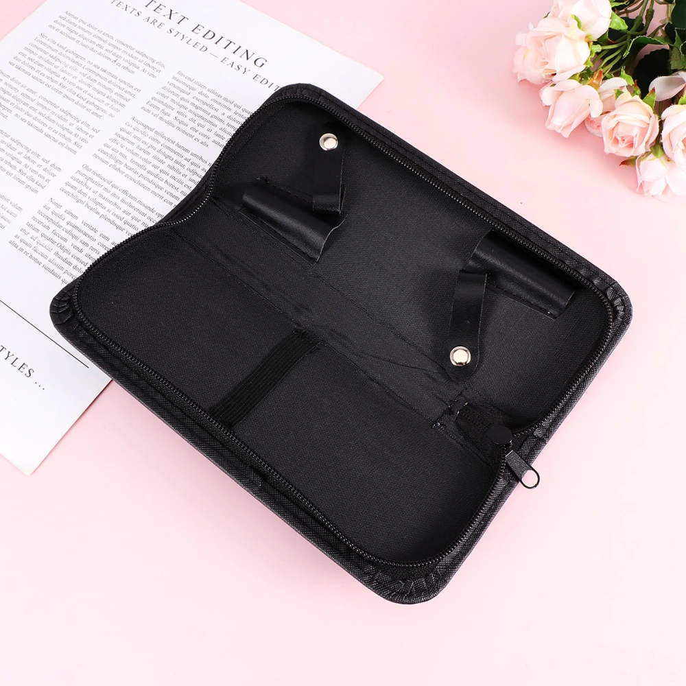 1pc Hair Scissors Storage Bag Scissors Bag Case Hairdressing Scissors Carrier Bag for Salon (Black)