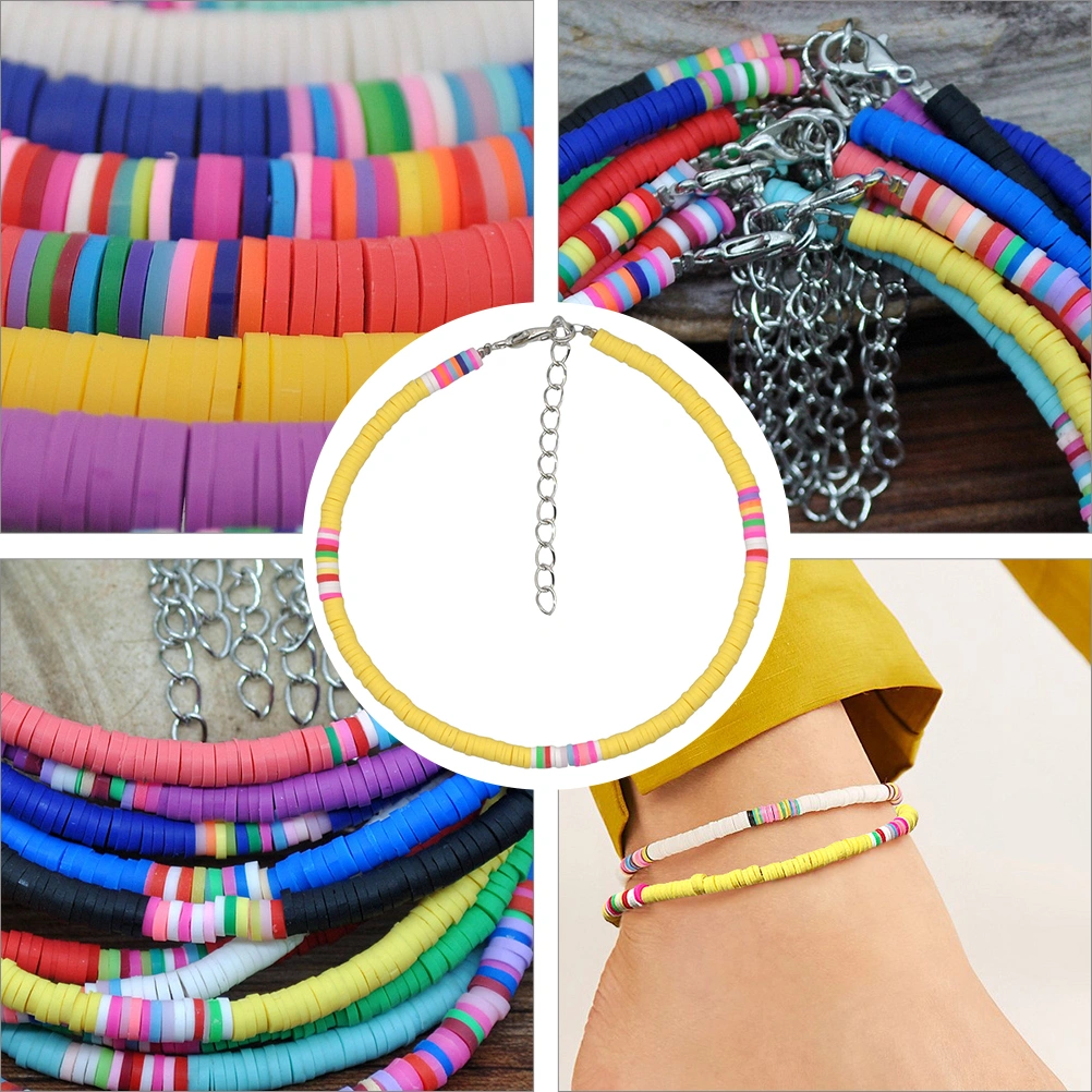 1Pc Bohemian Anklets Polymer Clay Anklets Foot Chain Ankle Jewelry for Girls