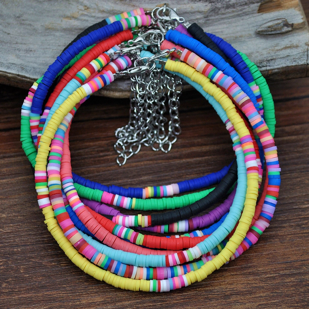 1Pc Bohemian Anklets Polymer Clay Anklets Foot Chain Ankle Jewelry for Girls