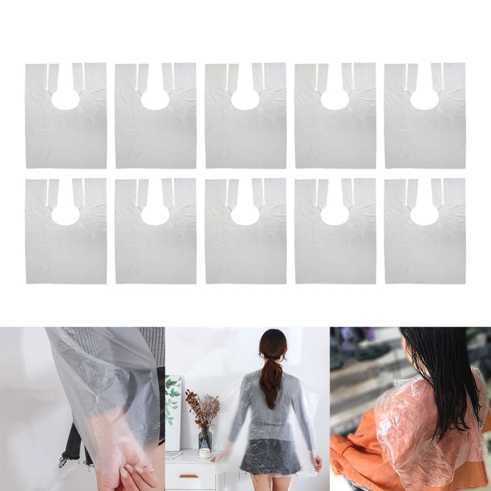 50PCS Disposable Salon Apron Clothes Protective Cape Hair Styling Shawl Hairdressing Supplies