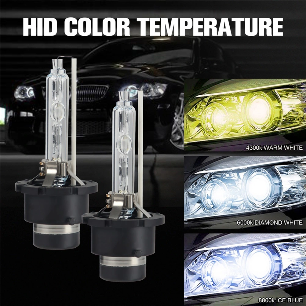 1 Pair Super Bright Headlight Automobile Xenon Lights Car HID Lamps (D2S)