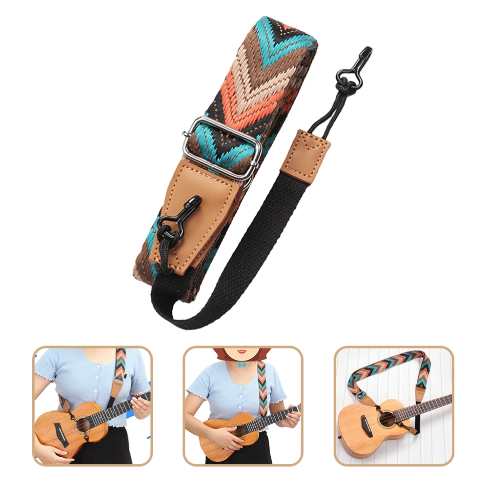 Adjustable Ukulele Strap Double J Hook Ukulele Shoulder Strap Instrument Accessory