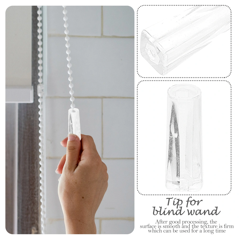 12 Pcs Window Blind Wand Tip Blinds Rod Handles Vertical Blind Wand Replacement Parts