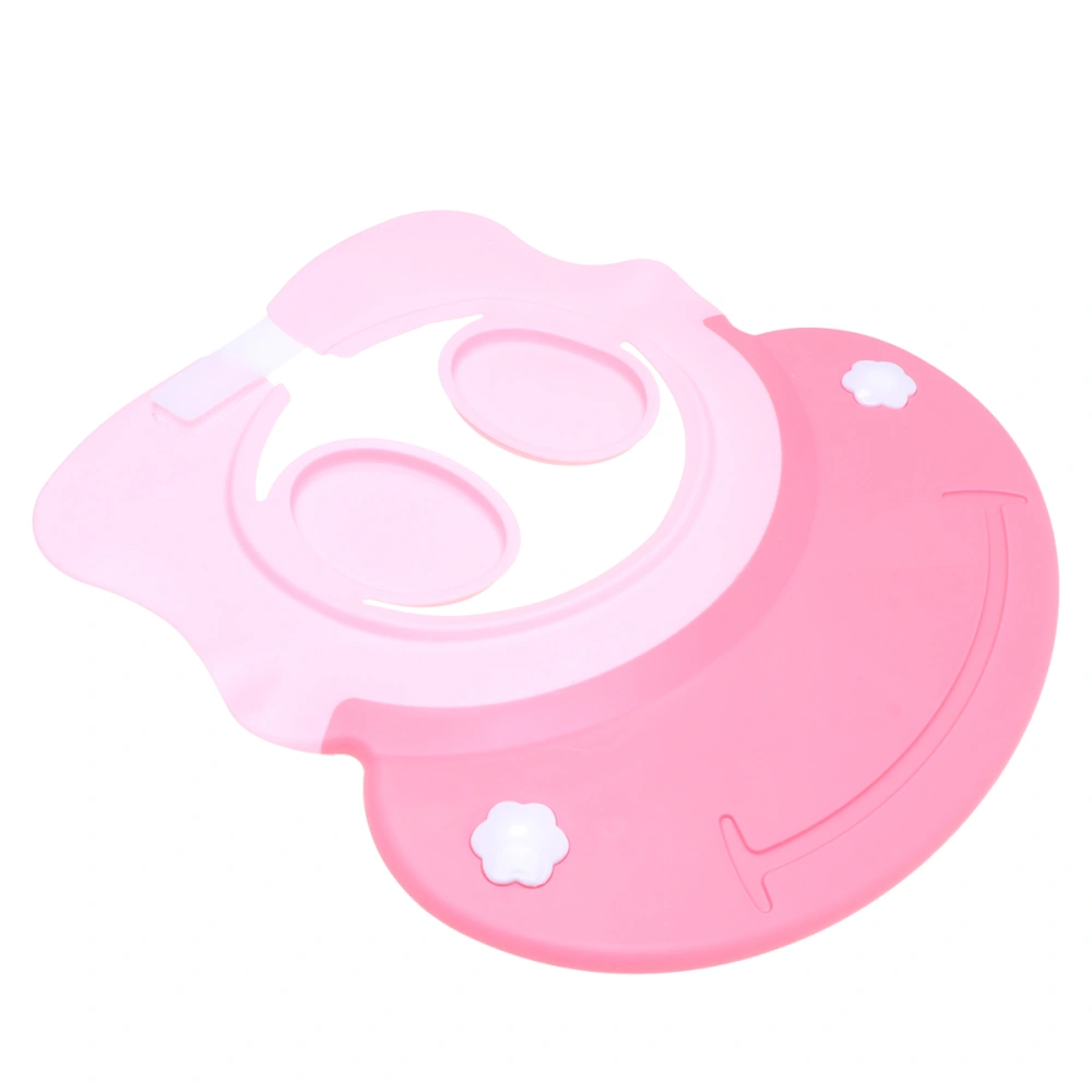 Adjustable Silicone Children Shower Waterproof Ear Protection for Baby Shampoo (Pink)