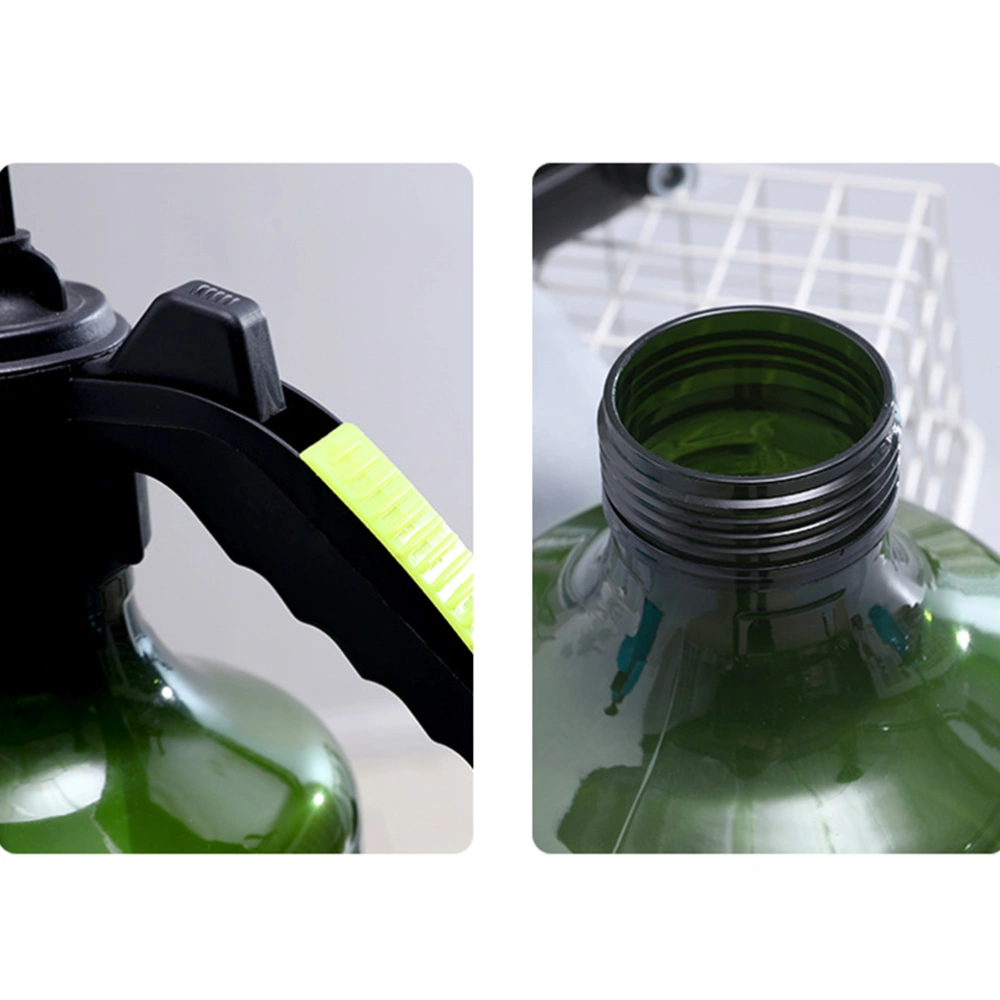 1pc 3L Garden Watering Spray Bottle Plastic Flower Watering Can Pressure Premium Plastic Watering Pot (Green)