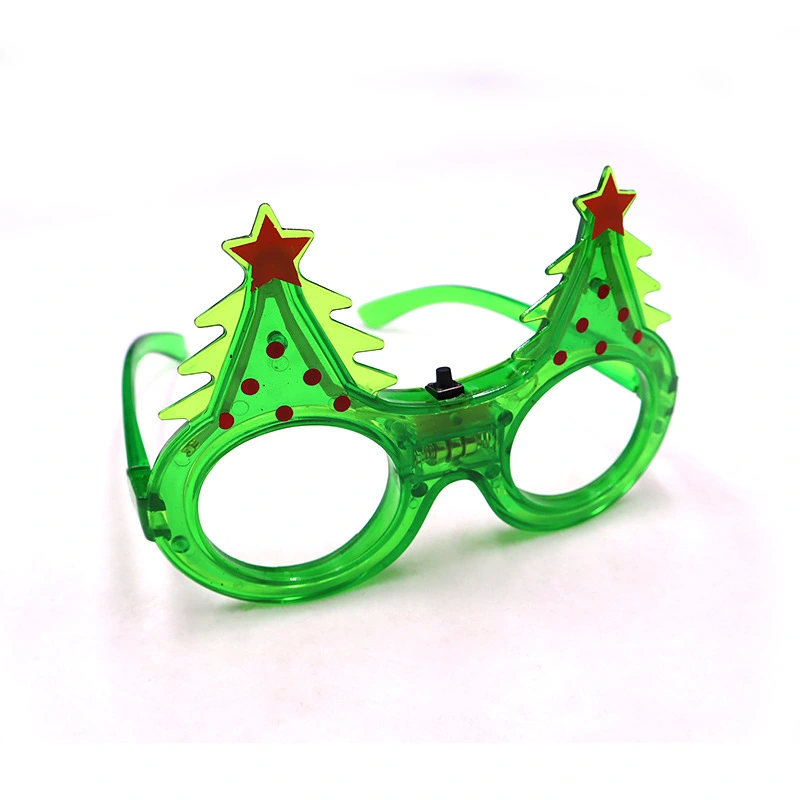 Christmas Tree Glasses Light Up Flashing Sunglasses Christmas Dress Up Sunglasses