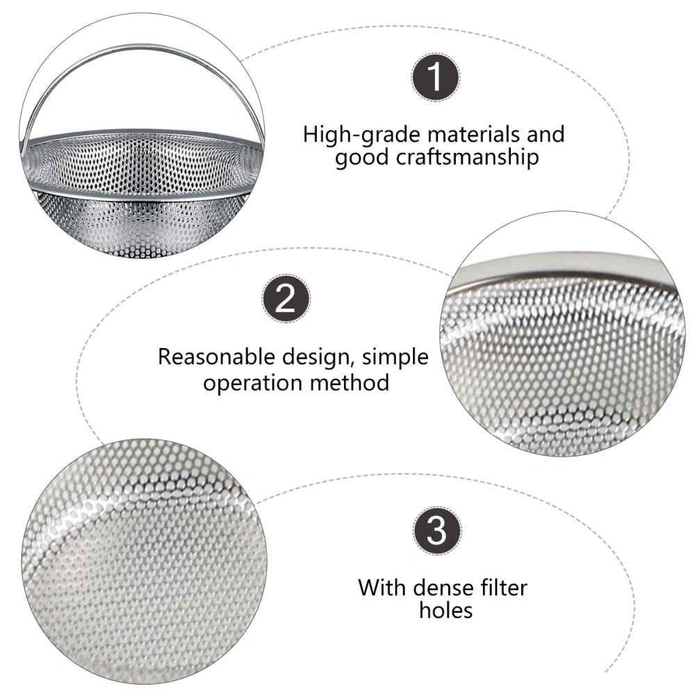 Kitchen Sink Basket Strainer Stainless Steel Sink Drain Strainer Filter