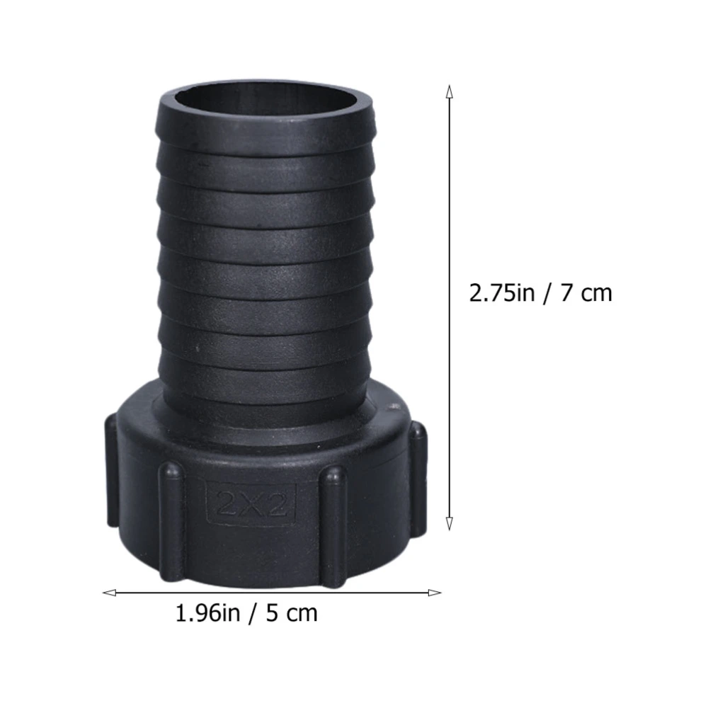 1Pc Plastic IBC Tank Adapter Thread Connector Replacement Valves Fitting