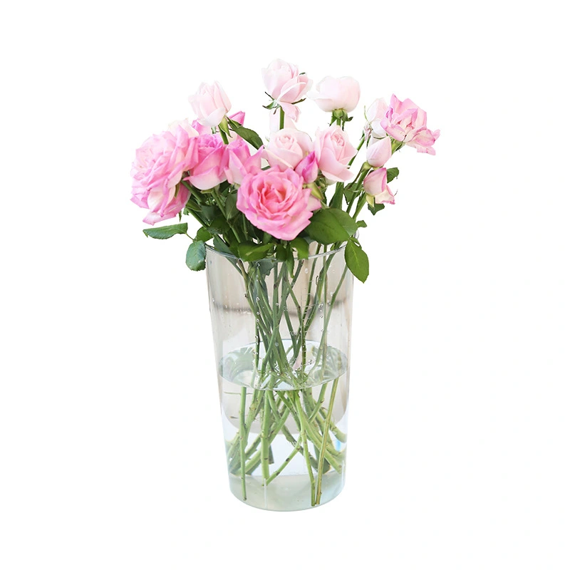 Acrylic Flower Vase Decorative Flower Clear Bucket Home Flower Shop Large Flower Waking Vase