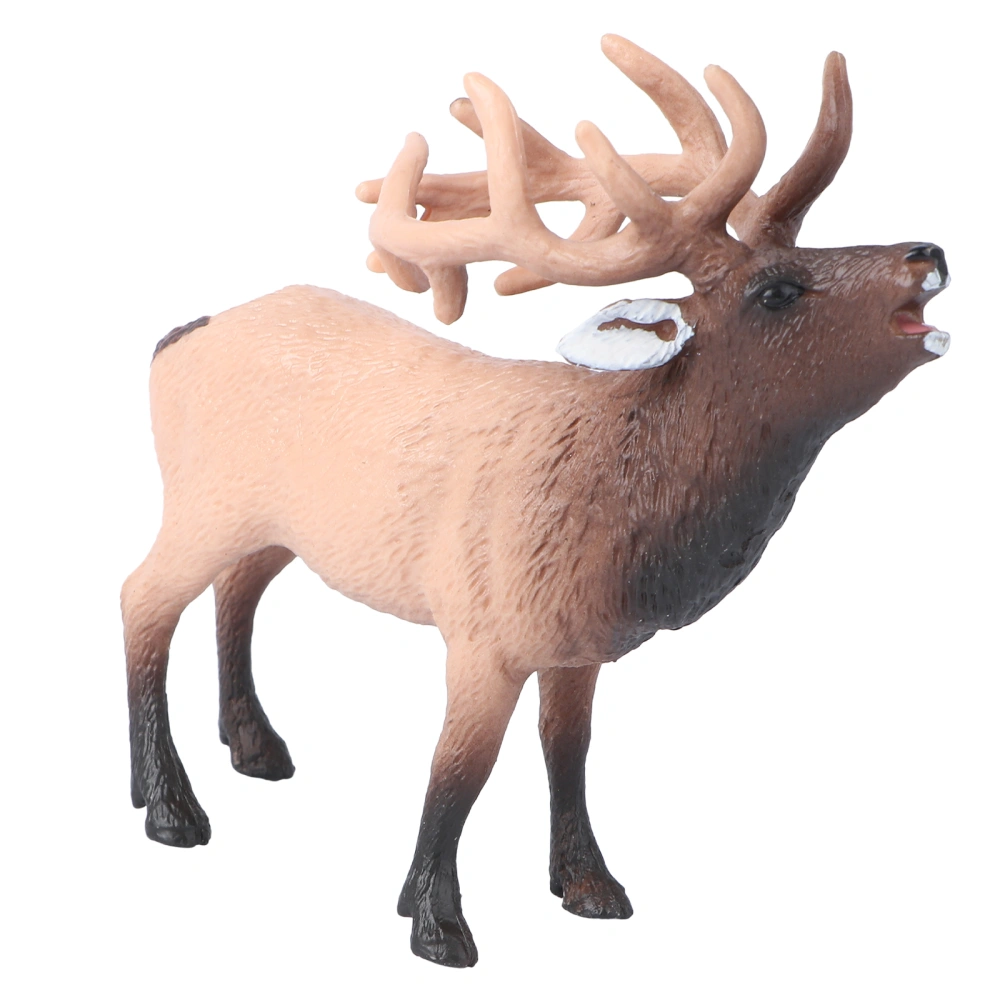 1Pc Reindeer Adornment Art Crafts Solid Plastic Reindeer Model Home Decoration