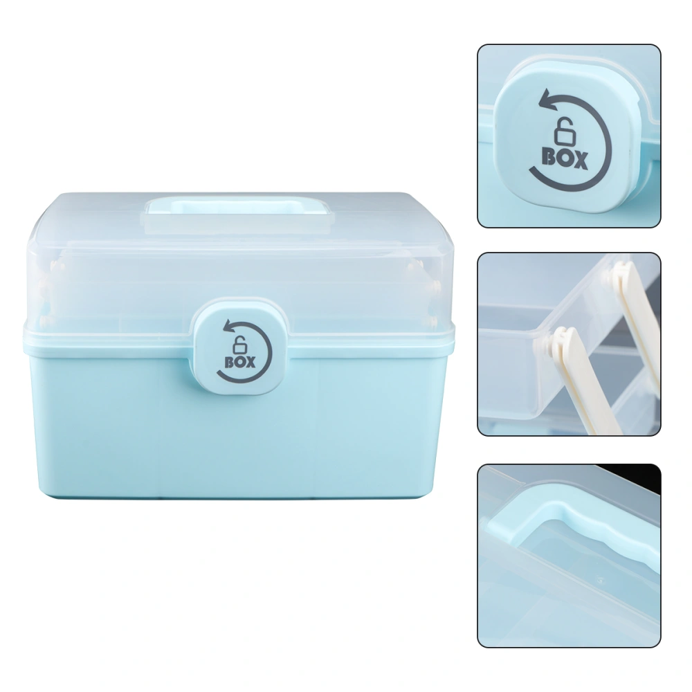 Handheld Storage Medicine Box Multi-function Medicine Cabinet First-aid Case