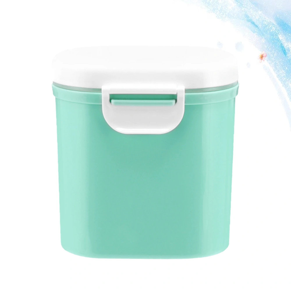 1pc Large Capacity Milk Powder Box Sealed Storage Tank Storage Container Multifunctional Sealed Box for Home (L Green)