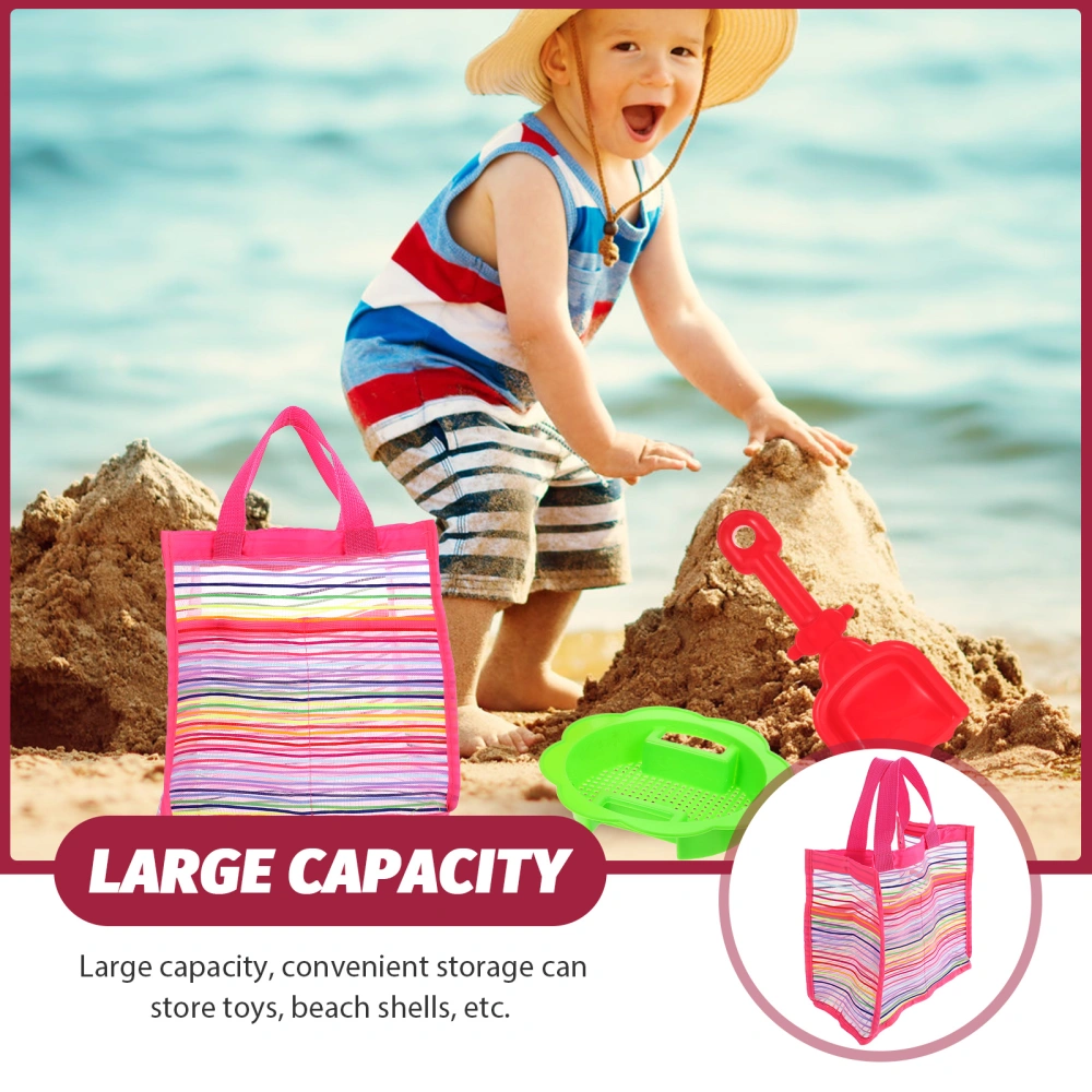 Children Creative Beach Bag Seashells Mesh Bag Large Capacity Shoulder Bag